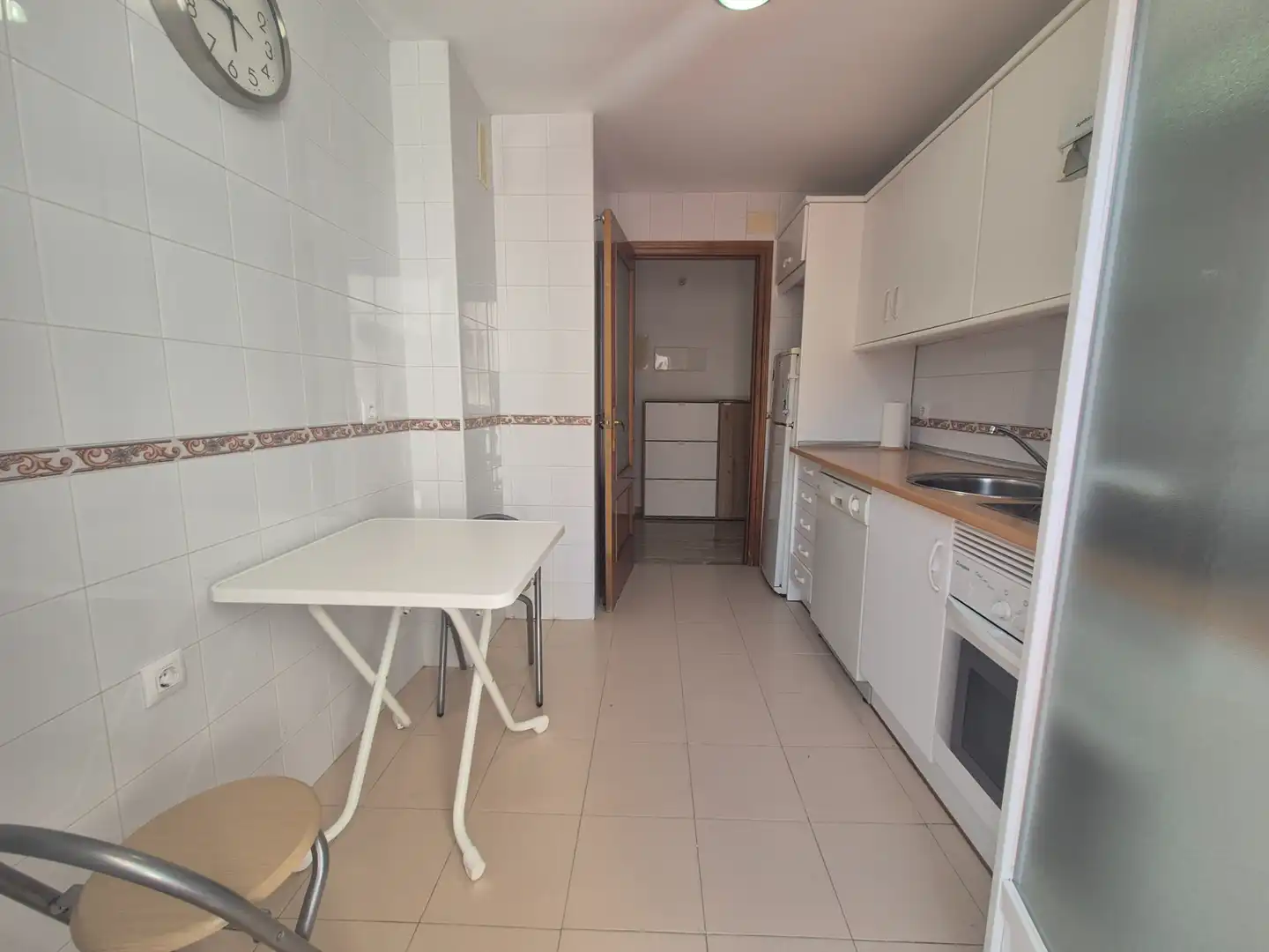 Cocina de Apartamento de alquiler en Badajoz con Amueblado, Horno y Lavadora