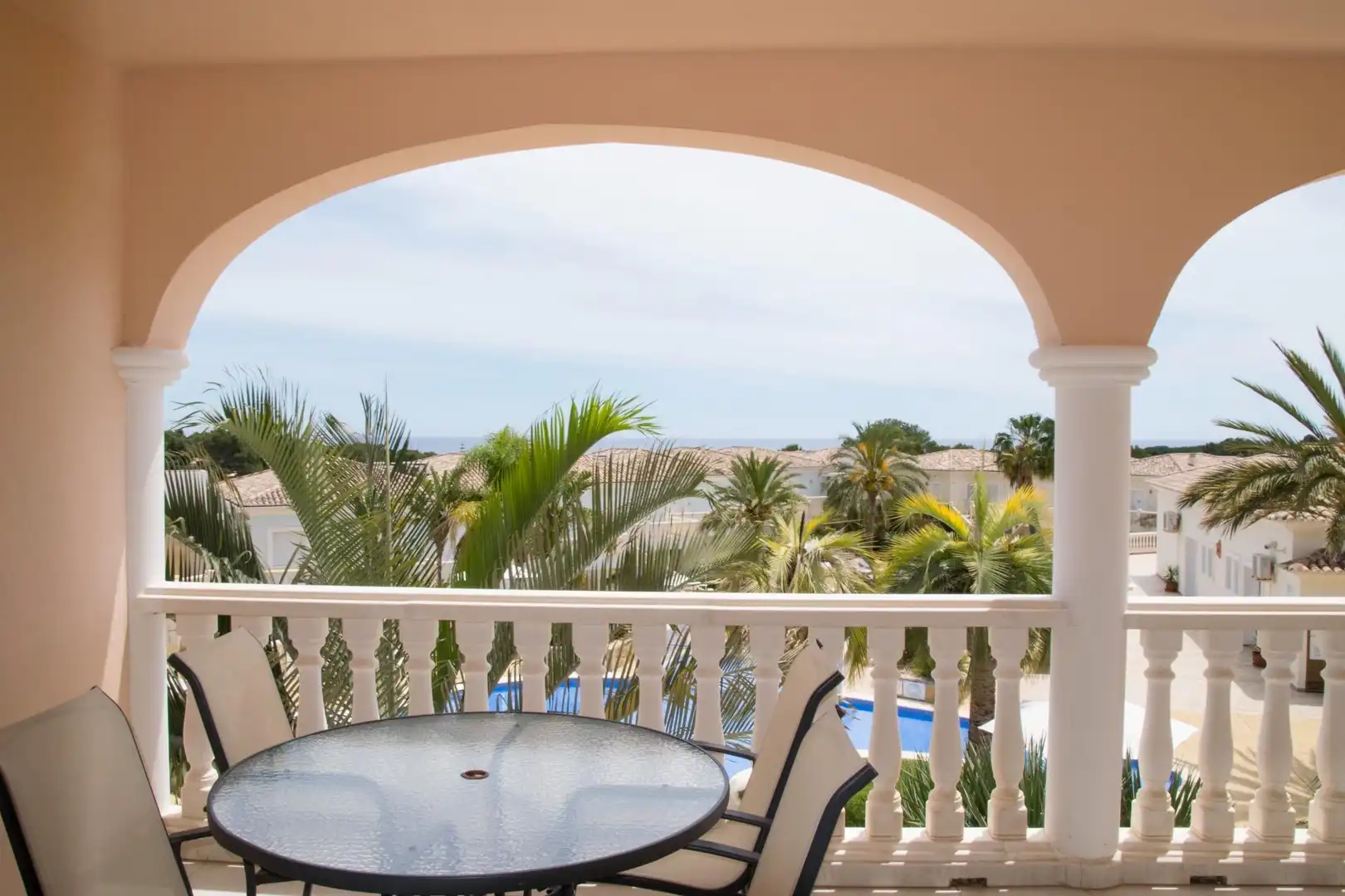 Terraza de Apartamento en venta en Benissa con Aire acondicionado, Calefacción y Jardín privado