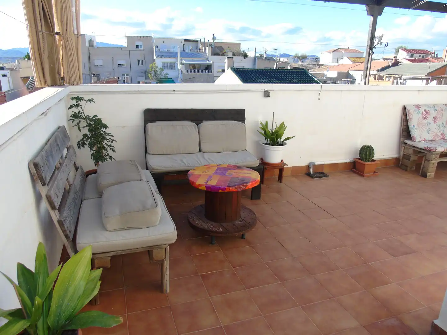Terrasse von Dachboden zum Verkauf in Lorquí mit Klimaanlage, Terrasse und Ofen