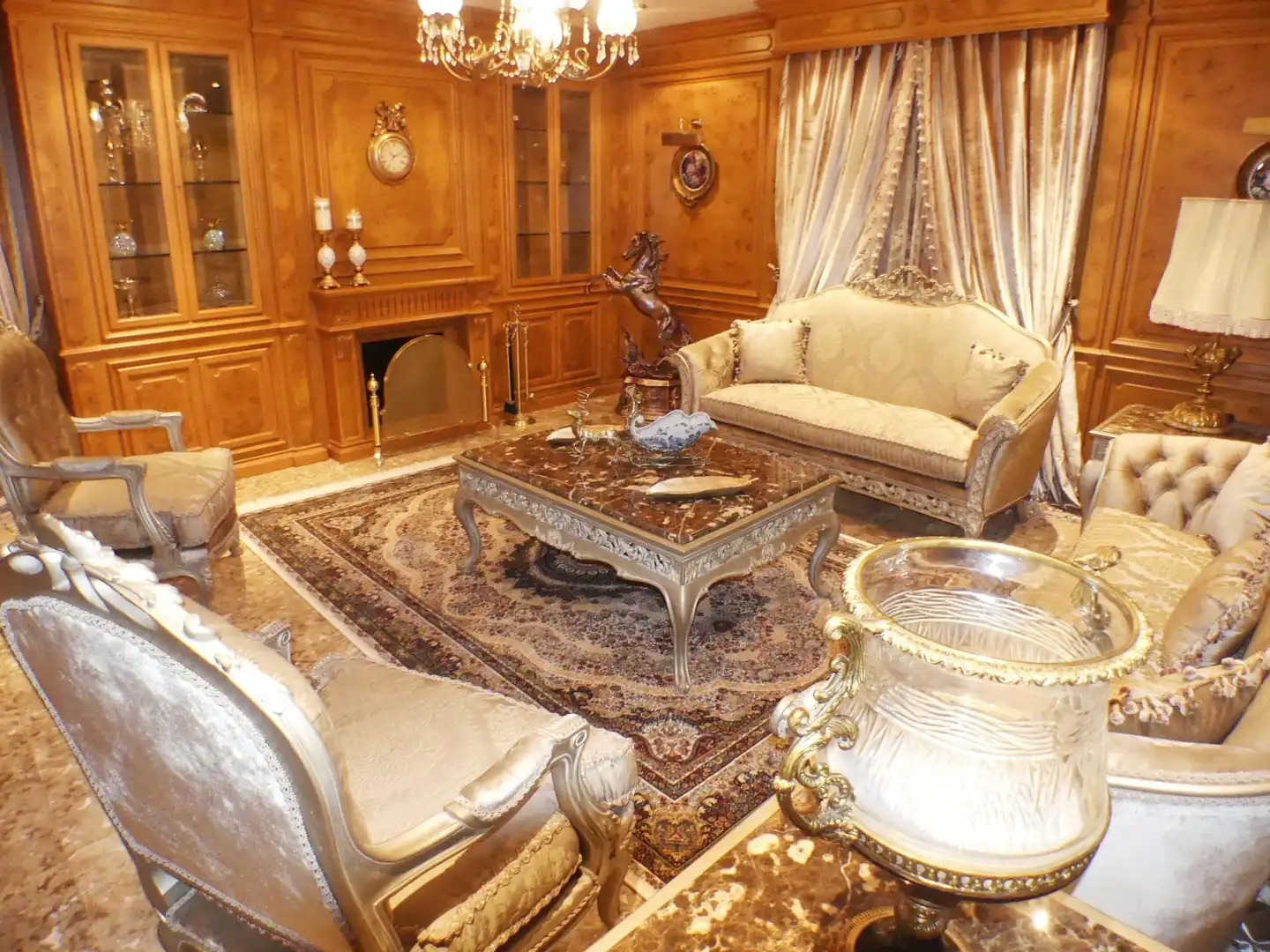 Sala d'estar de Casa o xalet en venda en Godella amb Aire condicionat, Calefacció i Jardí privat