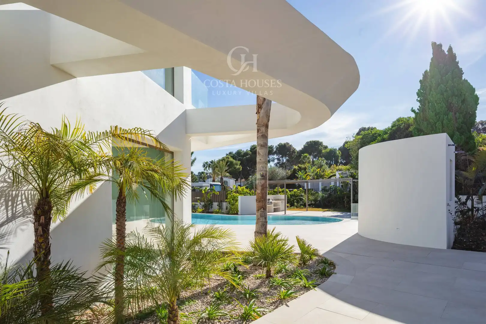Exterior view of Houses for sale in Jávea / Xàbia  with Air Conditioner, Private garden and Terrace