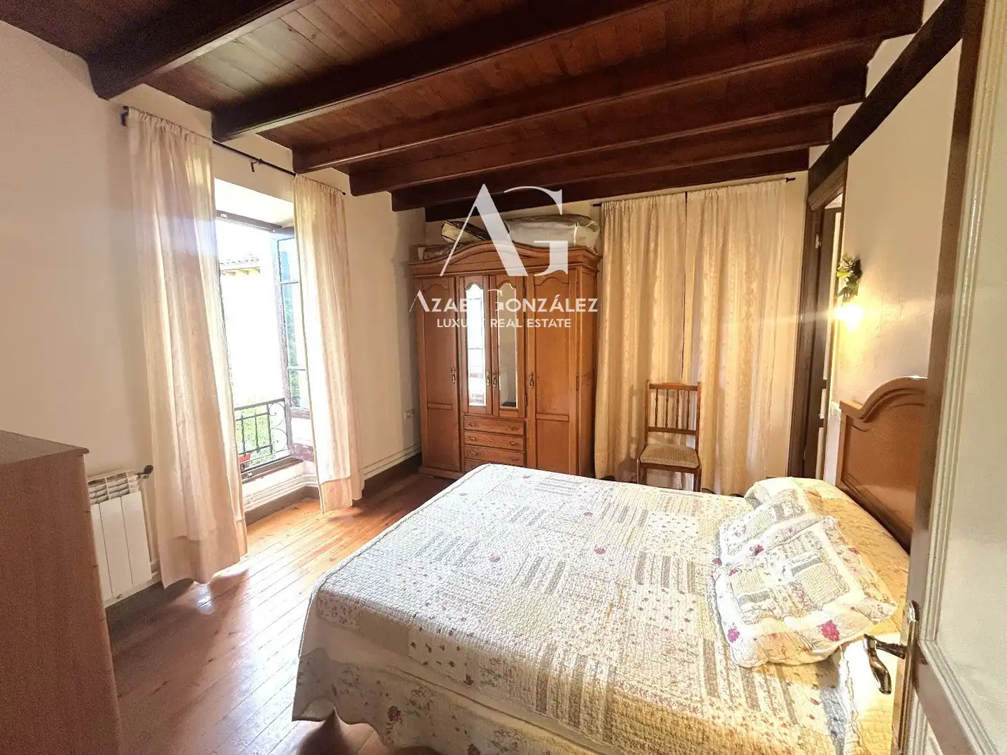 Bedroom of Houses for sale in Peñamellera Baja  with Private garden, Terrace and Storage room