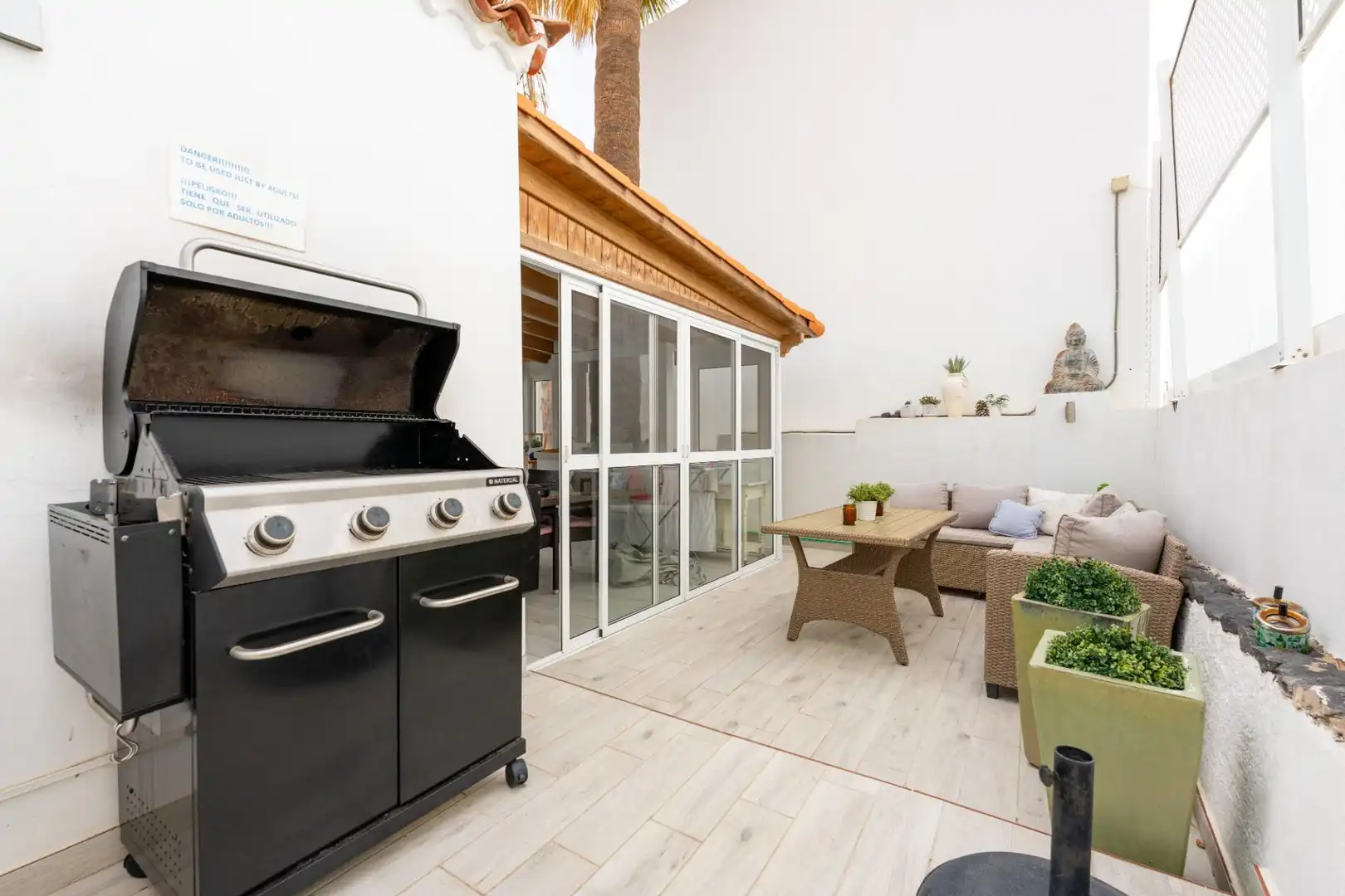 Terrassa de Casa o xalet en venda en San Miguel de Abona amb Aire condicionat, Jardí privat i Terrassa