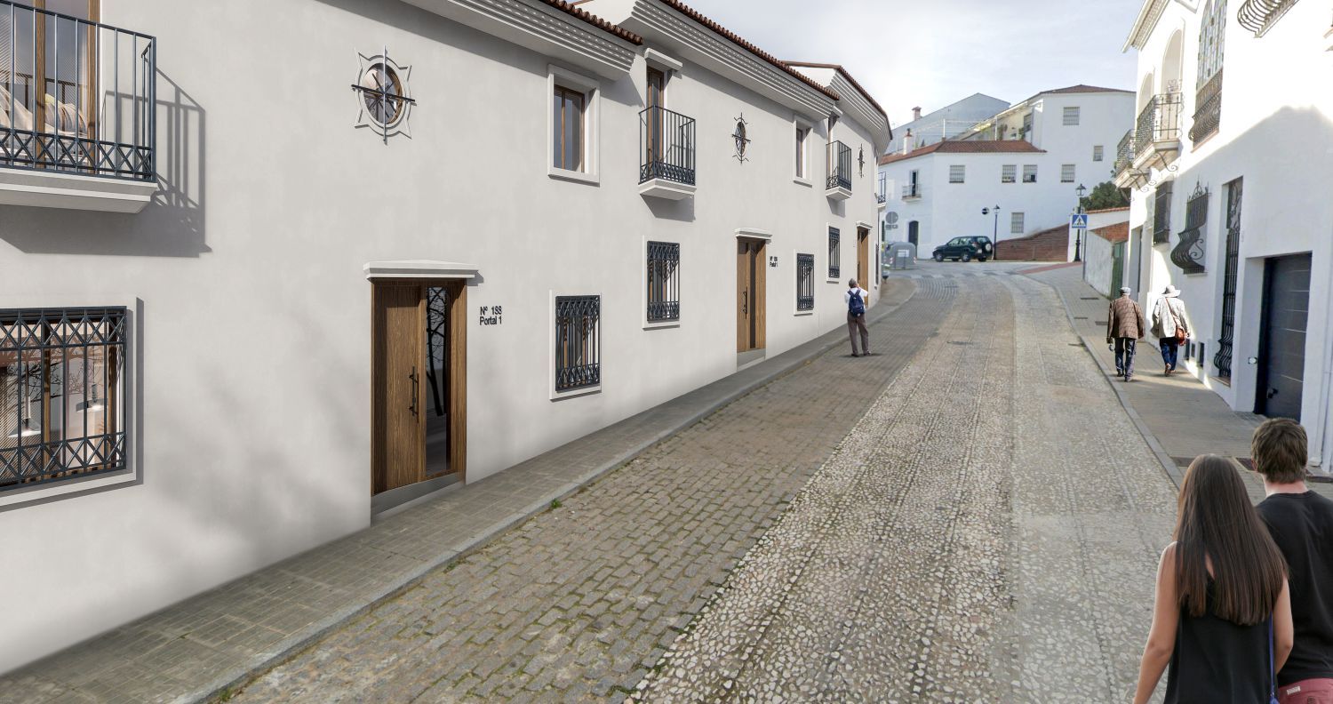 Exterior view of Flat for sale in Aracena  with Heating, Storage room and Balcony