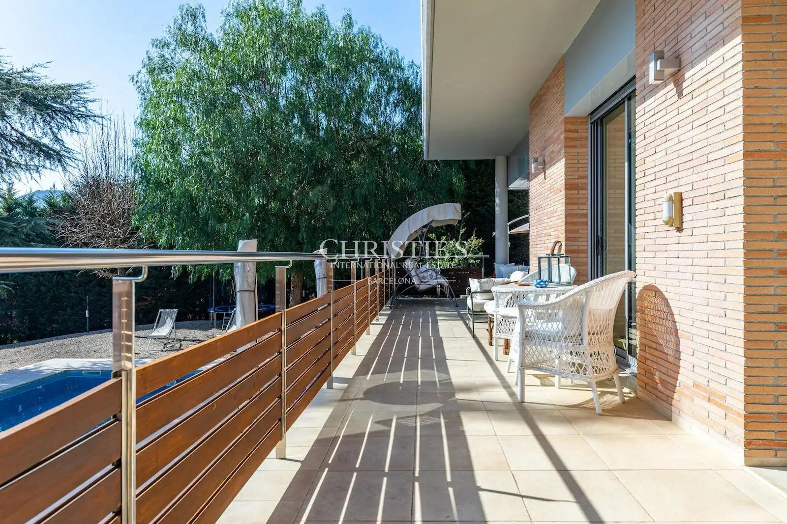 Terraza de Casa o chalet en venta en Vallromanes con Calefacción, Jardín privado y Terraza
