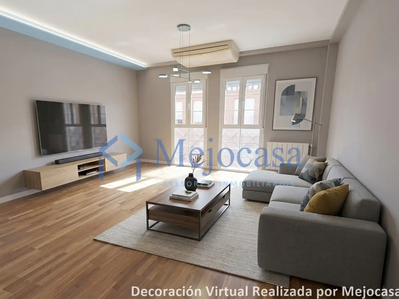 Sala d'estar de Pis en venda en Madrid amb Aire condicionat, Calefacció i Parquet
