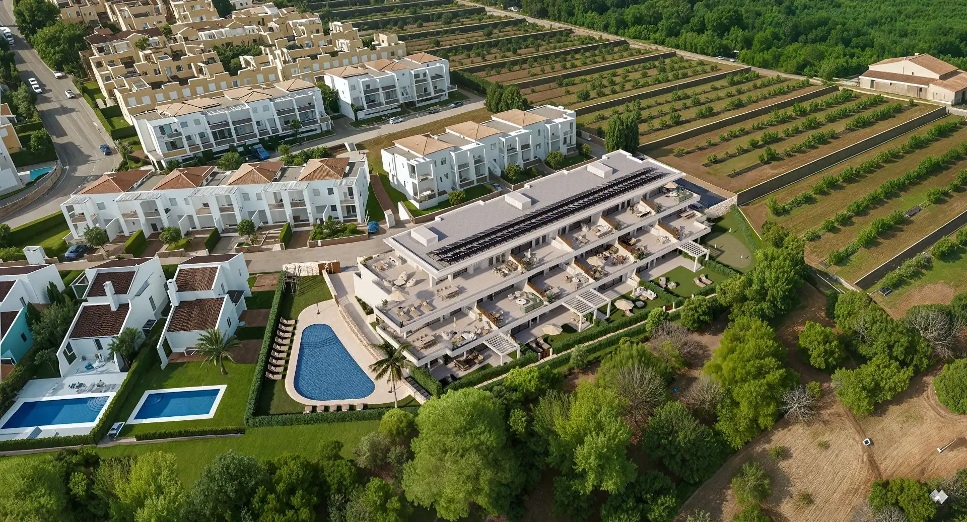 Vista exterior de Apartament en venda en Pedreguer amb Calefacció, Jardí privat i Terrassa