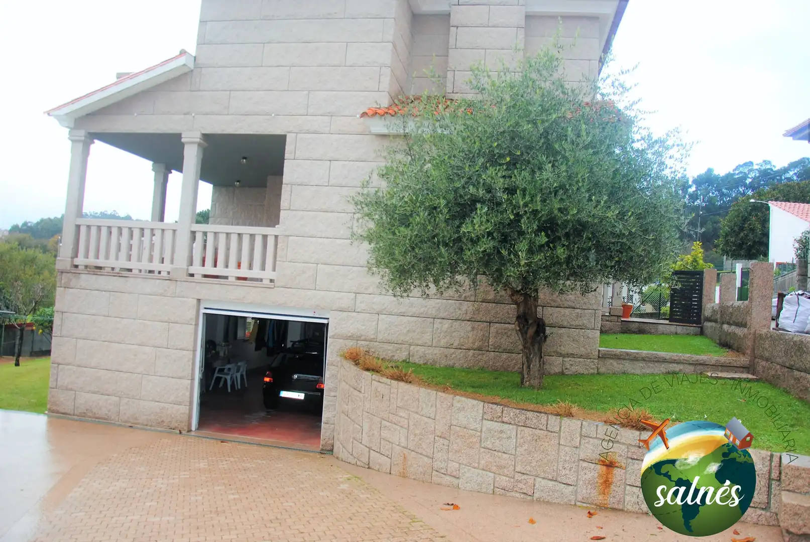 Exterior view of Houses for rent in Sanxenxo  with Private garden, Terrace and Furnished