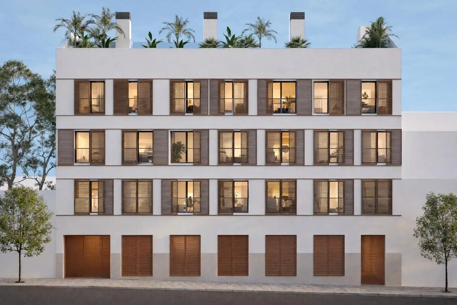 Vista exterior de Piso en venta en Murcia