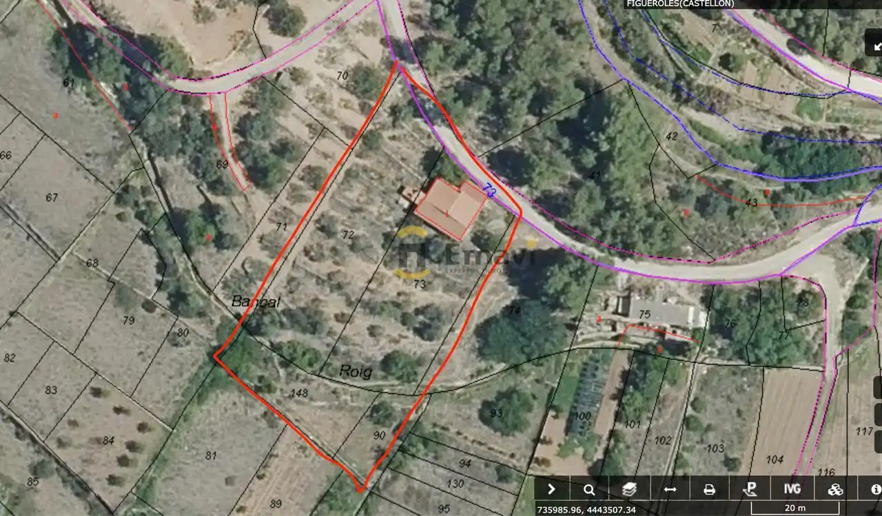 Finca rústica en venta en Figueroles, Castellón