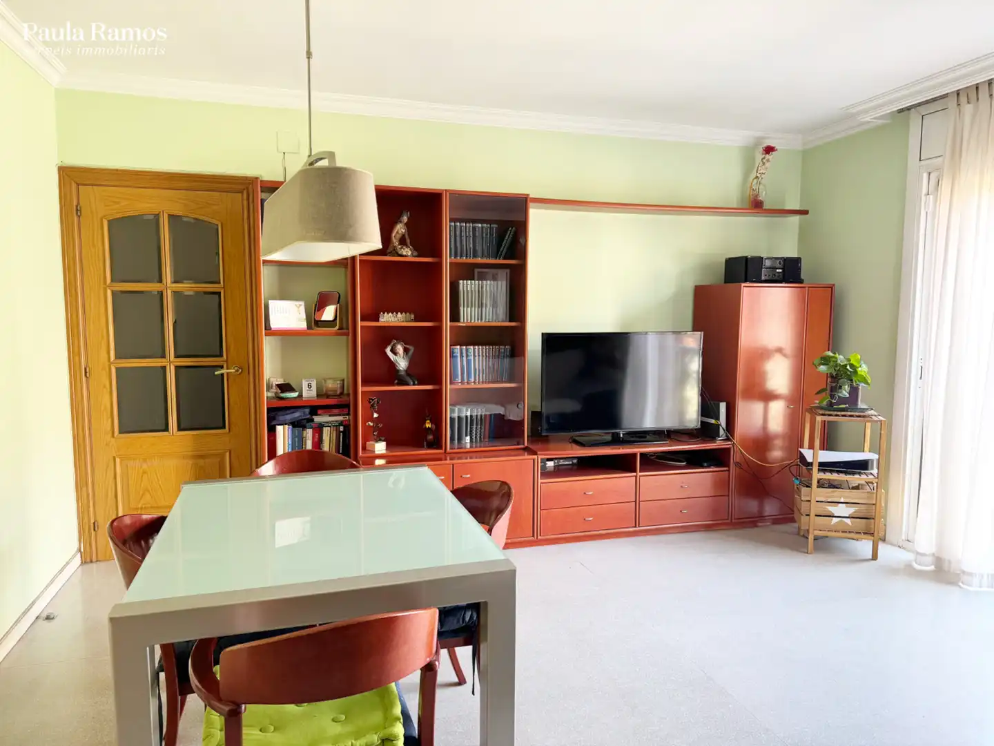 Wohnzimmer von Wohnung zum Verkauf in Granollers mit Heizung, Abstellraum und Ofen