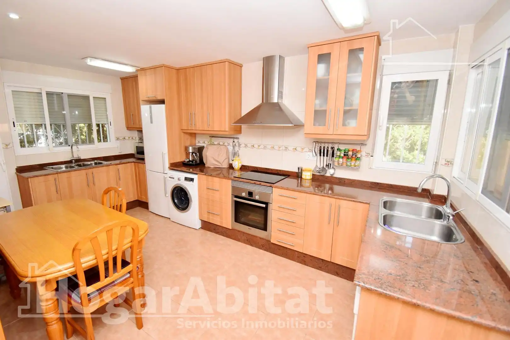Kitchen of Houses for sale in Torrent  with Air Conditioner, Heating and Private garden