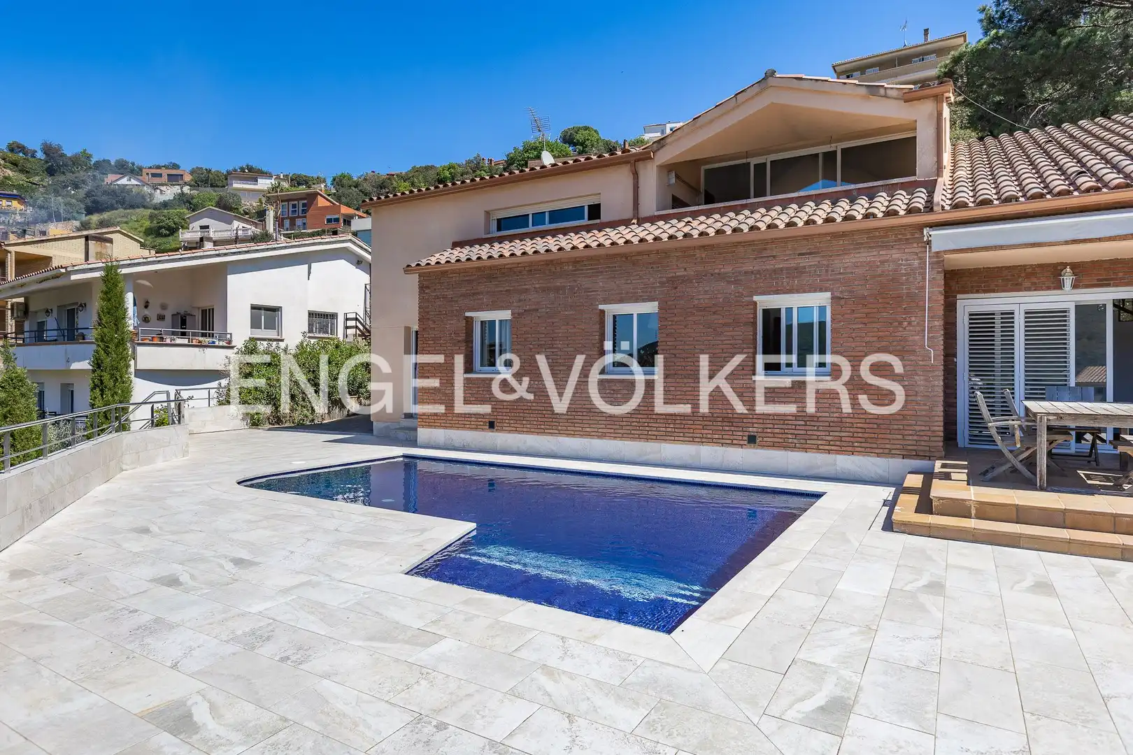 Vista exterior de Casa o xalet en venda en Sant Fost de Campsentelles amb Calefacció, Jardí privat i Parquet