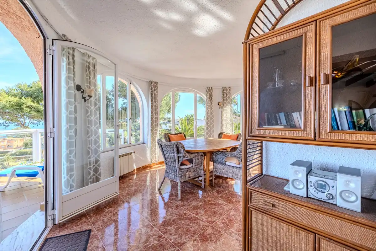 Dining room of Houses for sale in Jávea / Xàbia  with Air Conditioner, Heating and Private garden