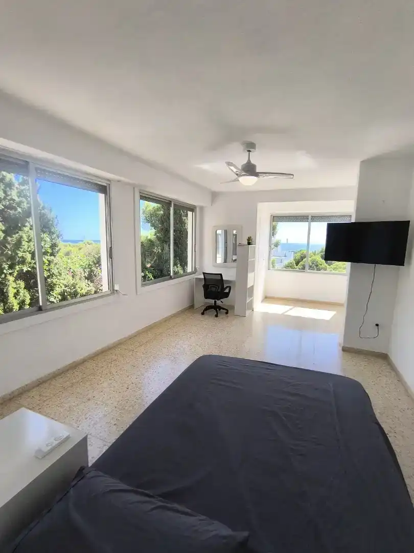 Dormitori de Apartament de lloguer en Oropesa del Mar / Orpesa amb Aire condicionat, Moblat i Forn