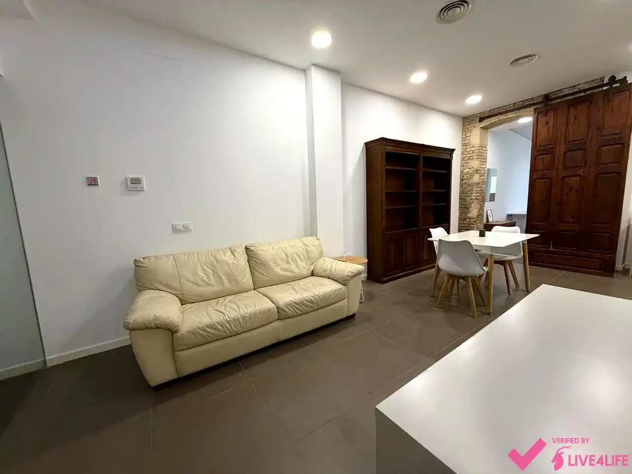 Sala de estar de Planta baja de alquiler en Valencia con Aire acondicionado, Terraza y Amueblado