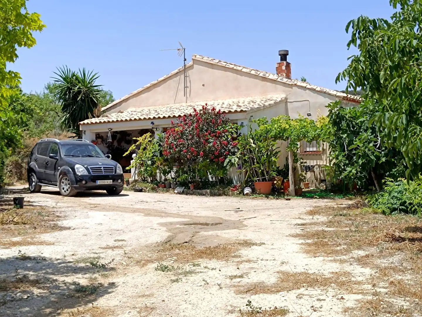Vista exterior de Finca rústica en venta en Vélez-Blanco con Aire acondicionado, Jardín privado y Terraza