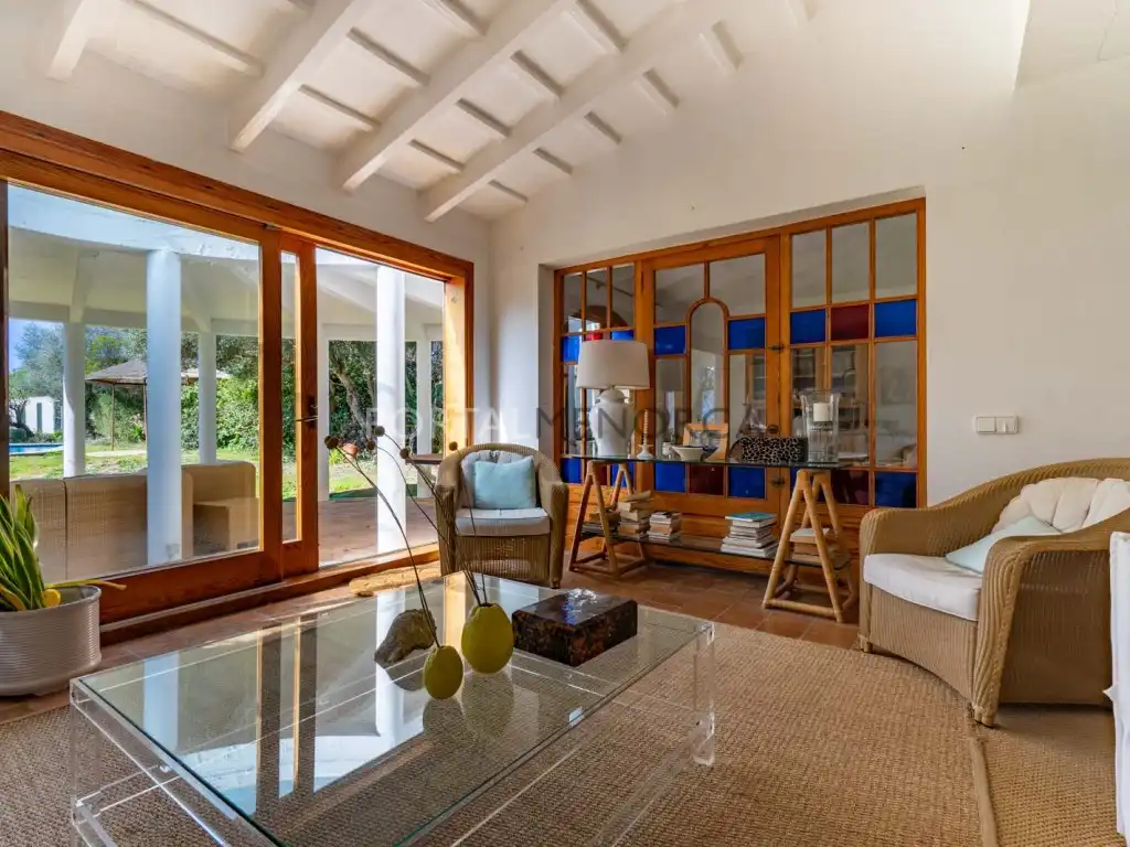 Sala d'estar de Finca rústica en venda en Maó - Mahón
