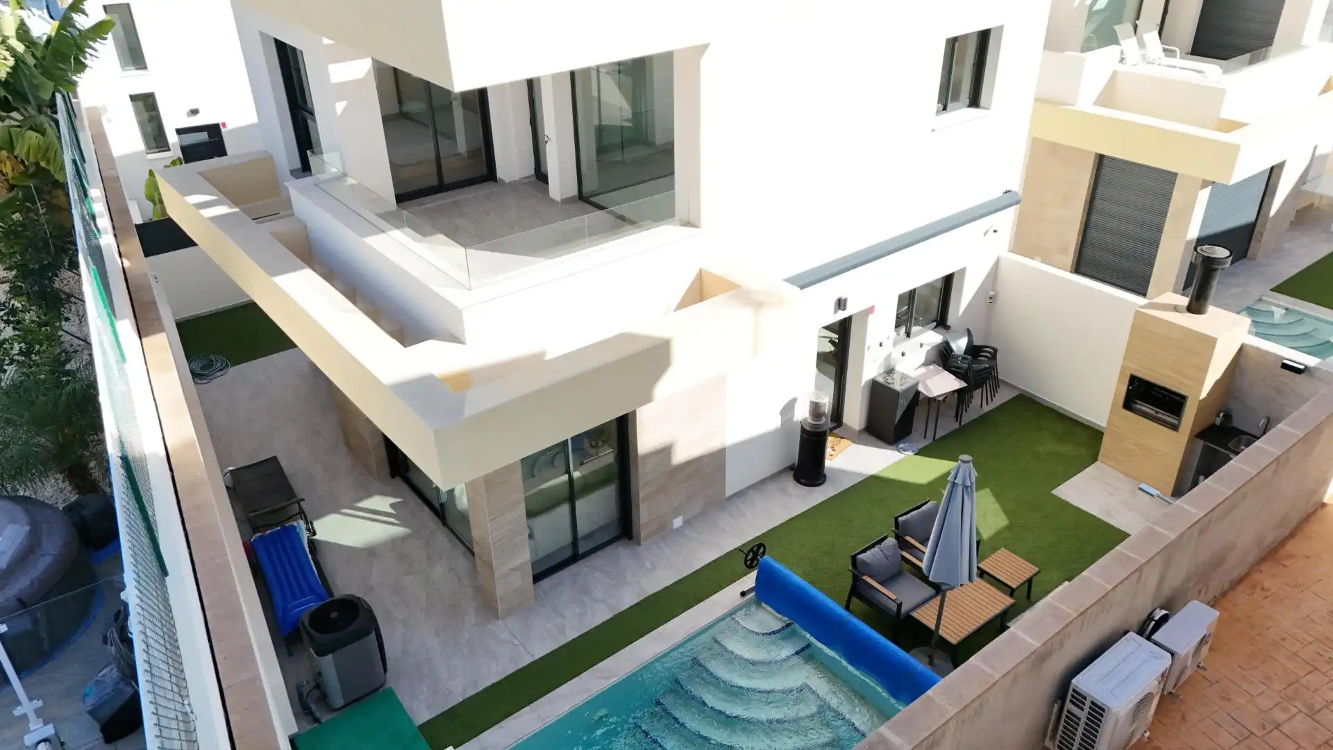 Terrassa de Casa o xalet en venda en Los Montesinos amb Aire condicionat, Terrassa i Piscina