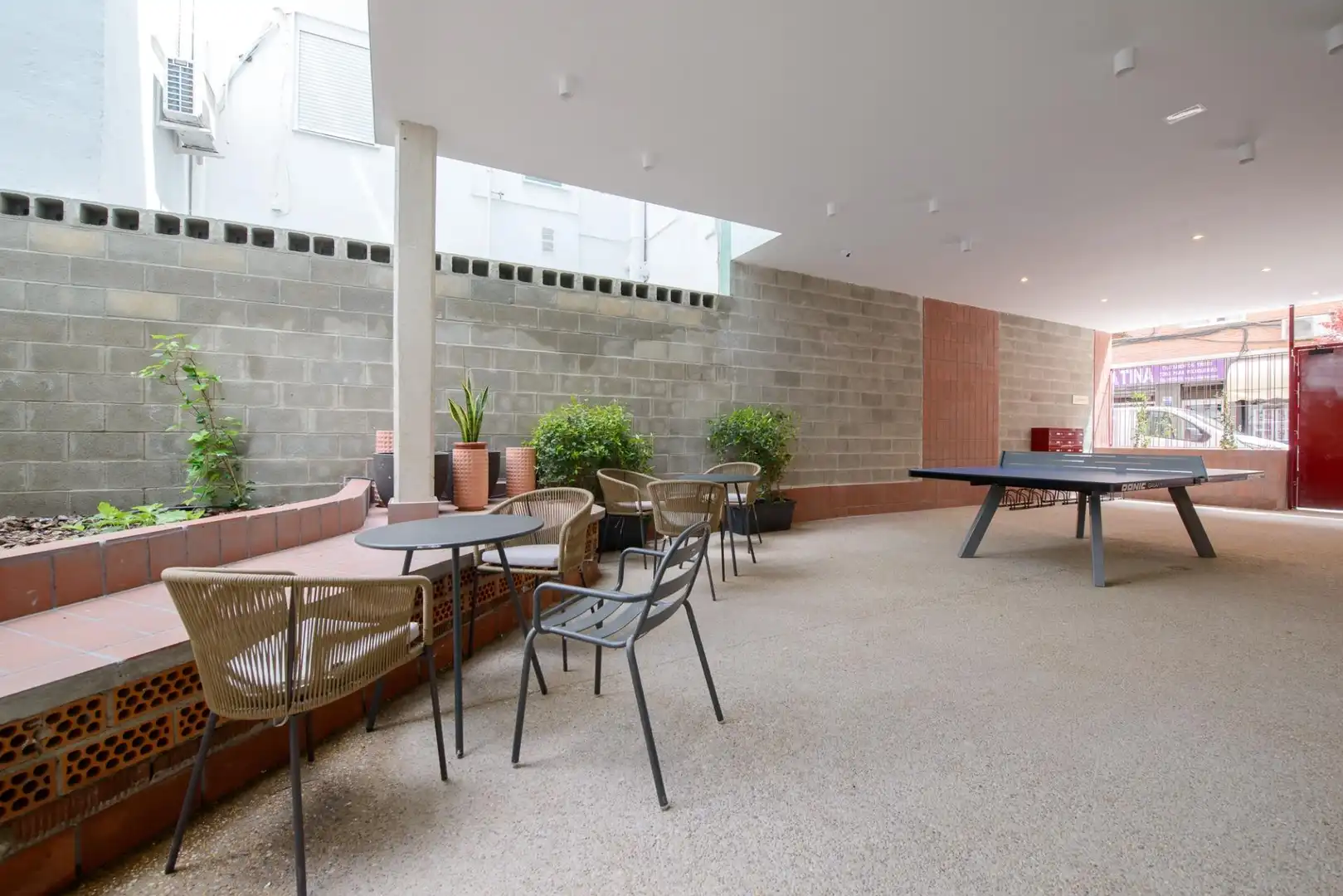 Terrace of Study for rent in Madrid  with Air Conditioner, Heating and Furnished