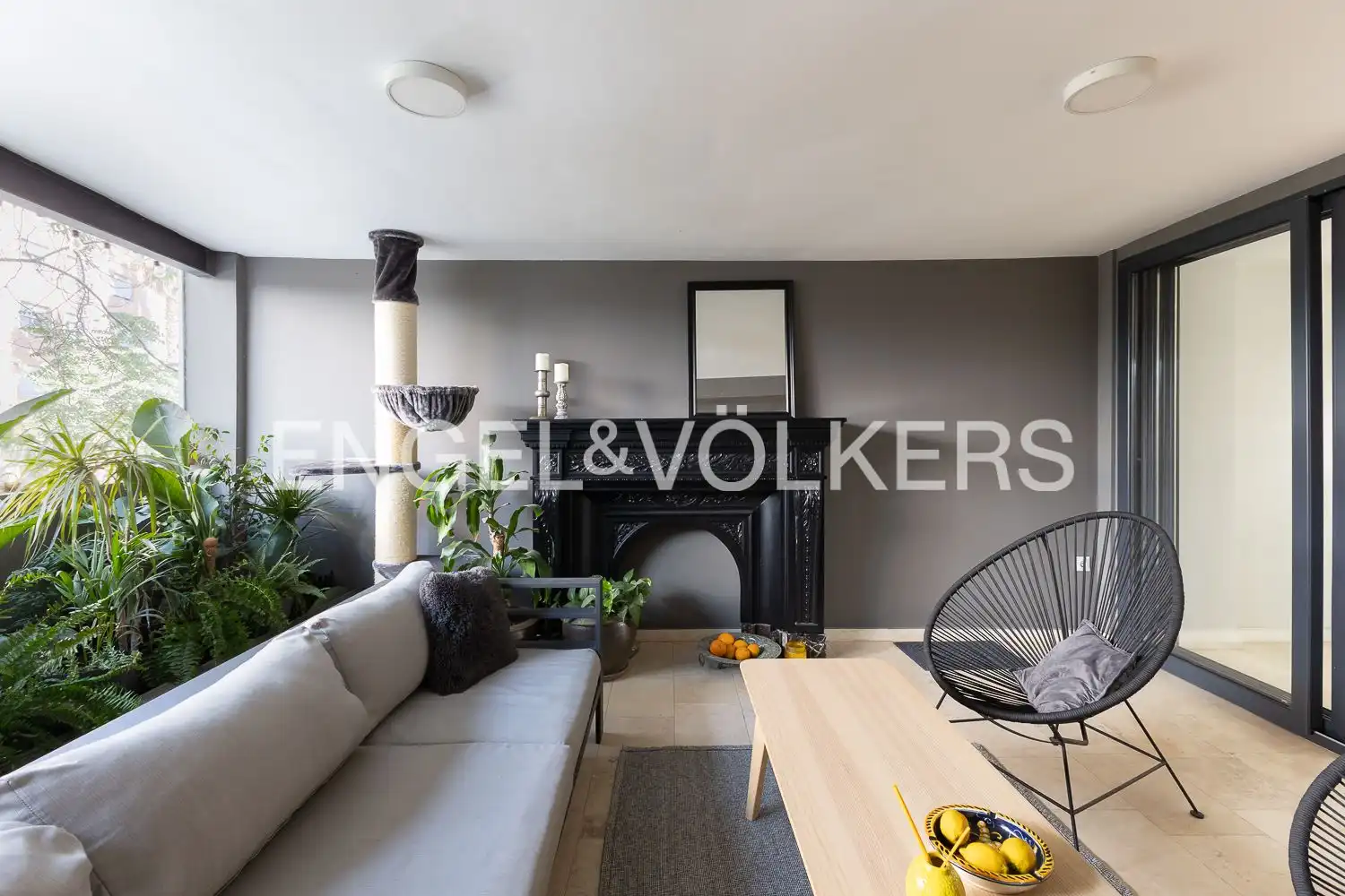 Living room of Flat for rent in Valencia  with Air Conditioner, Heating and Terrace