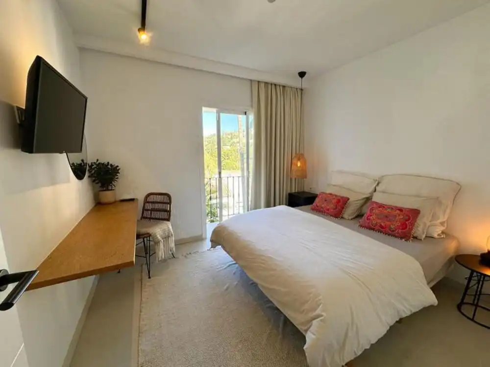 Schlafzimmer von Maisonette zur Miete in Benahavís mit Klimaanlage, Terrasse und Abstellraum