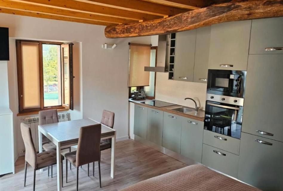 Cocina de Estudio de alquiler en Pontevedra Capital  con Amueblado y Se aceptan mascotas