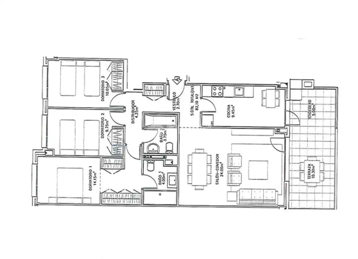 Flat for sale in Villalbilla  with Air Conditioner, Terrace and Balcony