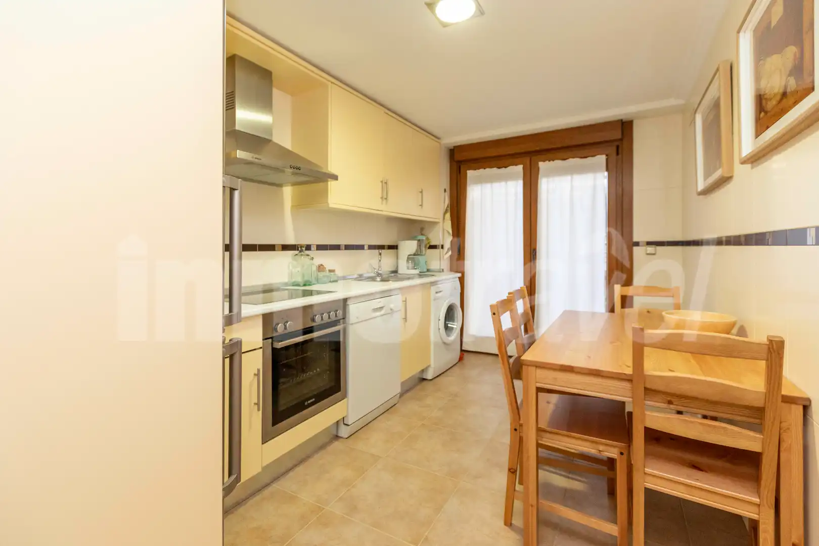 Cuina de Apartament en venda en Sanxenxo amb Aire condicionat, Parquet i Terrassa