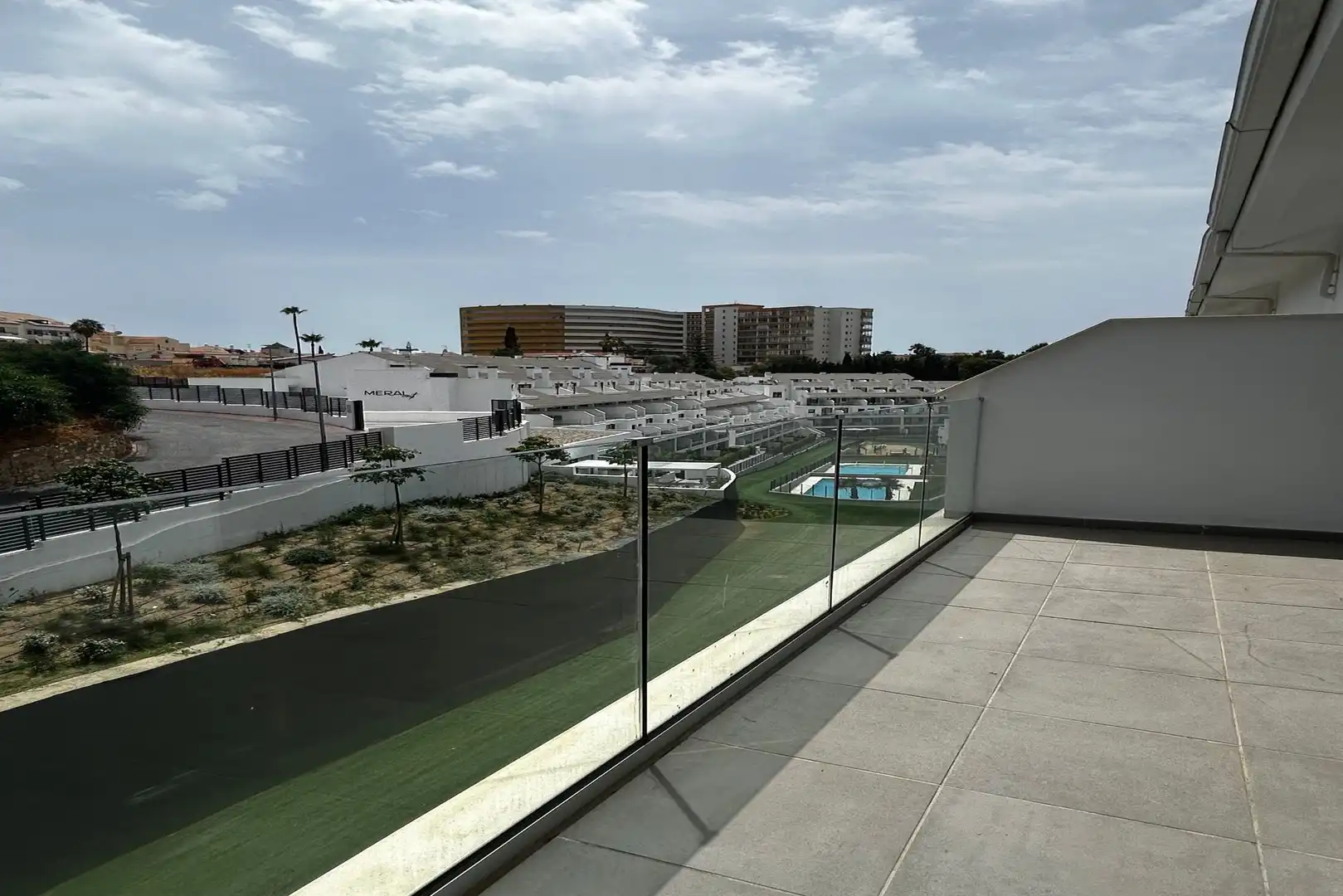 Terrasse von Dachboden zur Miete in Fuengirola mit Terrasse