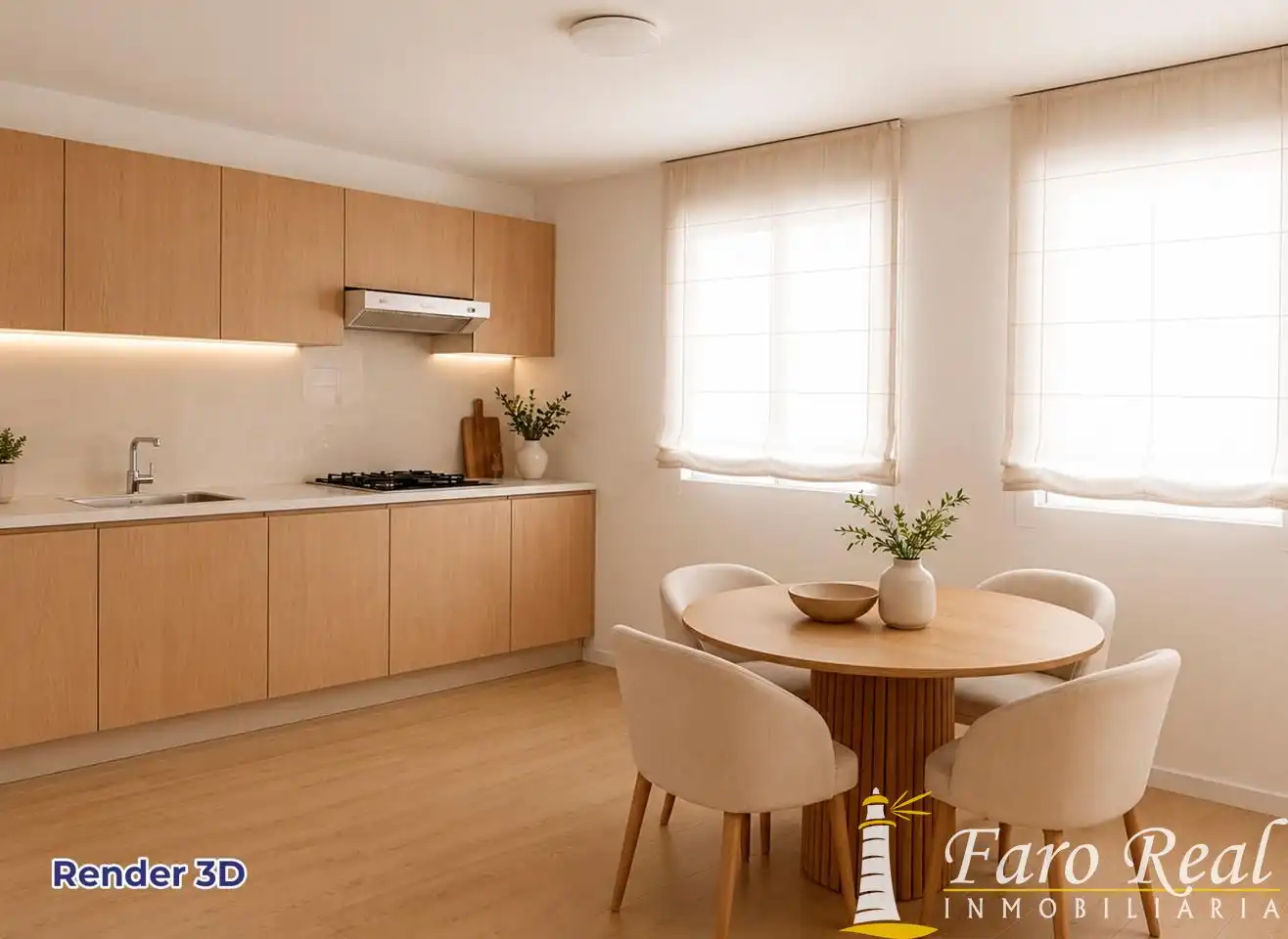 Cocina de Casa o chalet en venta en Chipiona con Aire acondicionado, Calefacción y Jardín privado