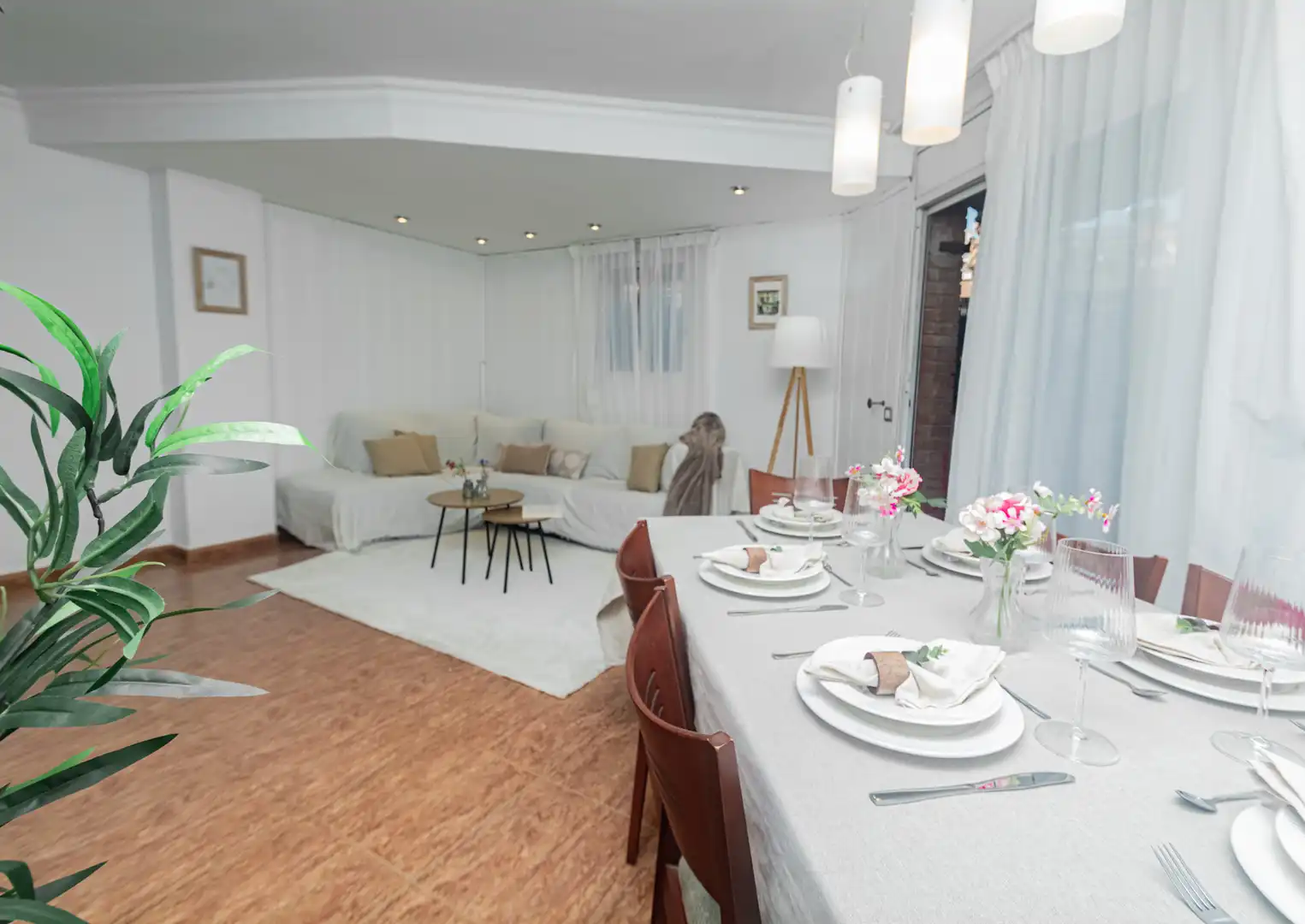 Esszimmer von Maisonette zum Verkauf in Rubí mit Klimaanlage, Heizung und Möbliert