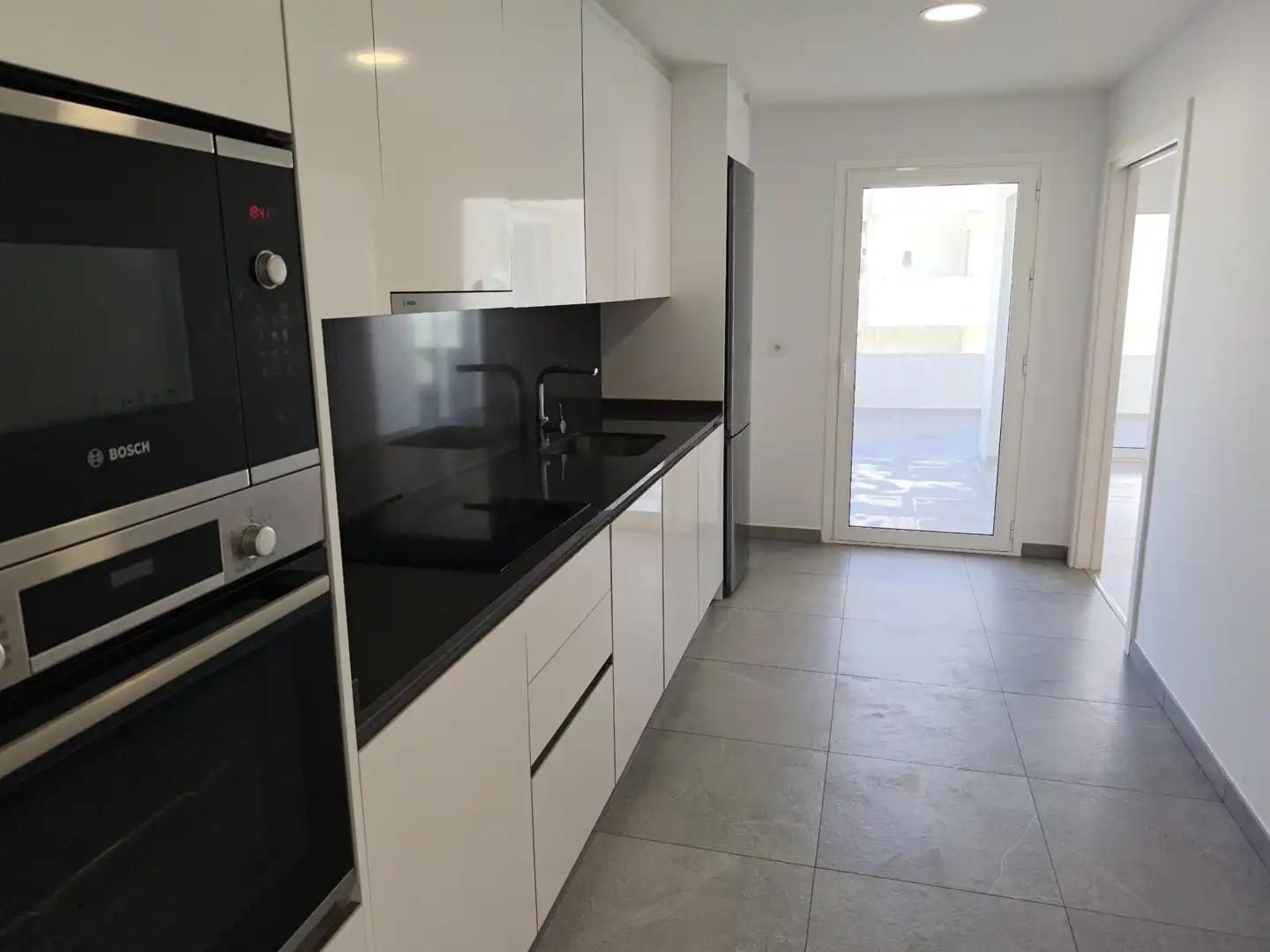 Cocina de Ático de alquiler en Málaga con Aire acondicionado, Calefacción y Terraza
