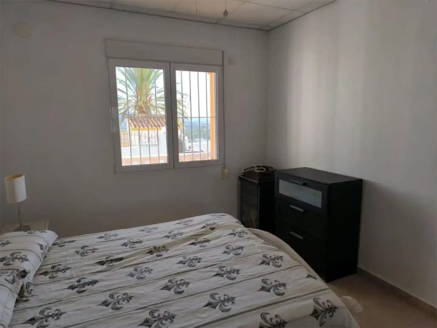 Bedroom of Flat for sale in Calpe / Calp  with Air Conditioner, Private garden and Swimming Pool