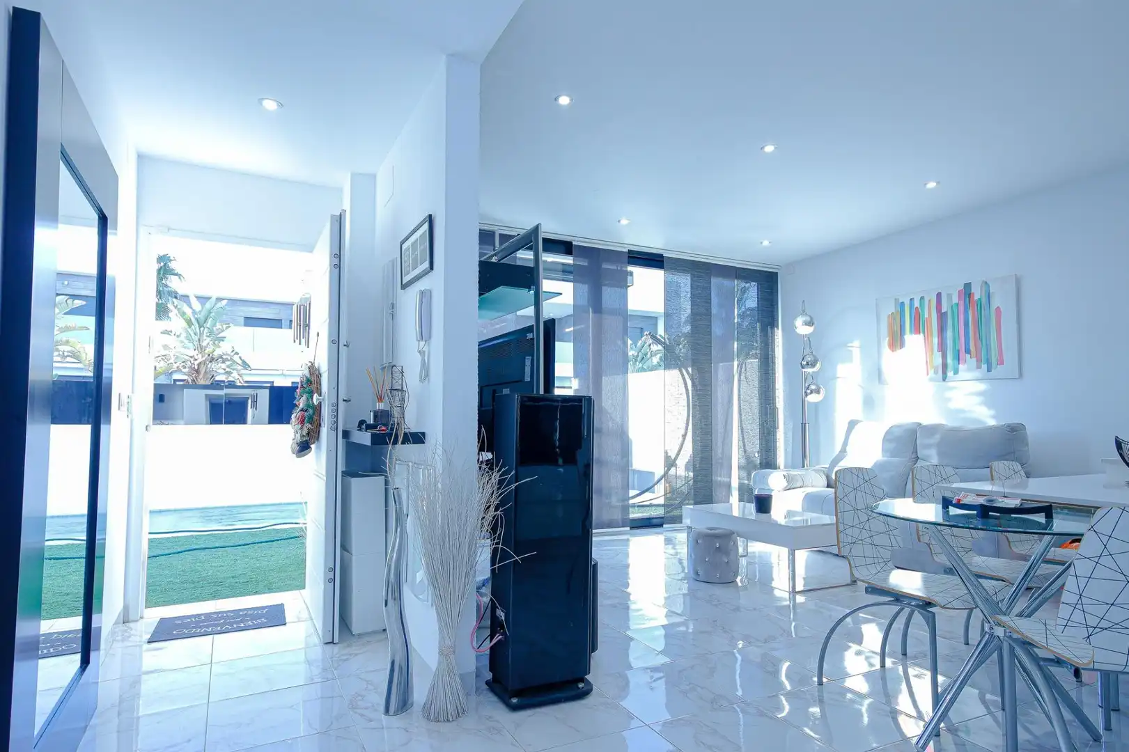 Living room of Houses for rent in San Javier  with Air Conditioner, Heating and Private garden