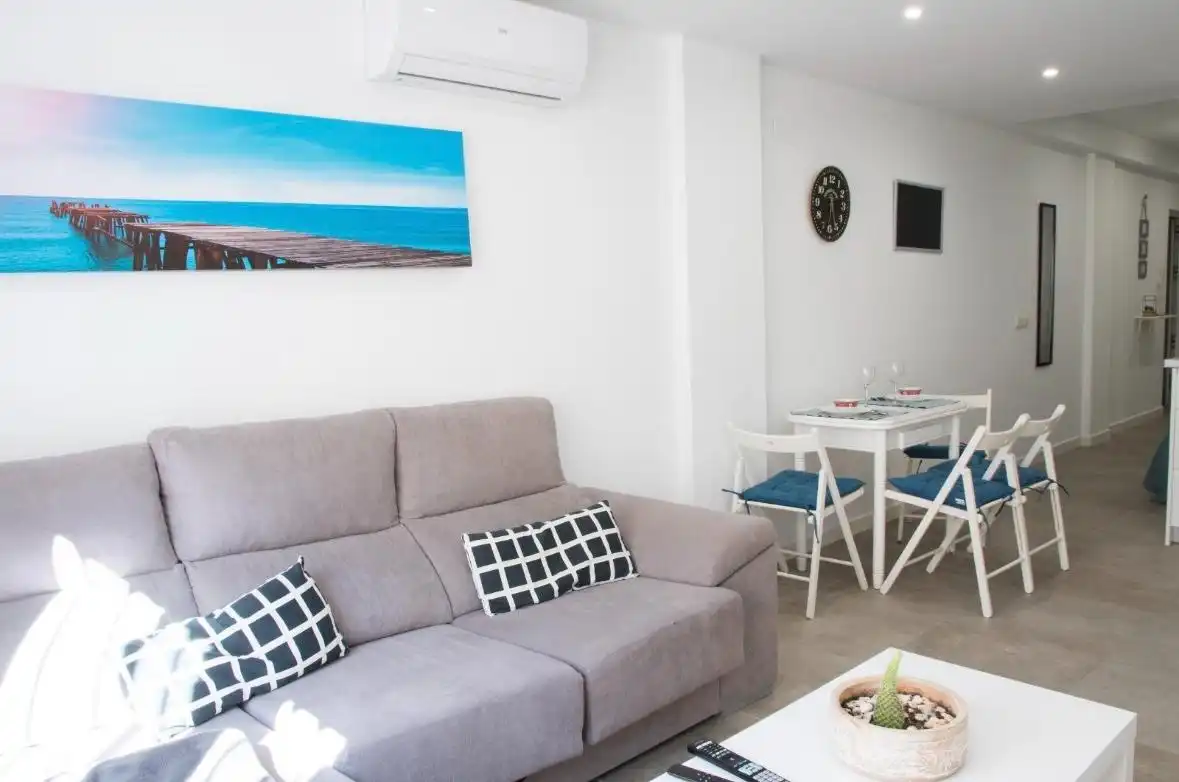 Living room of Lofts for sale in Málaga  with Air Conditioner and Furnished