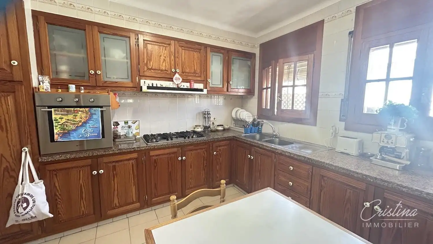 Cuina de Casa o xalet en venda en Santa Cristina d'Aro amb Calefacció