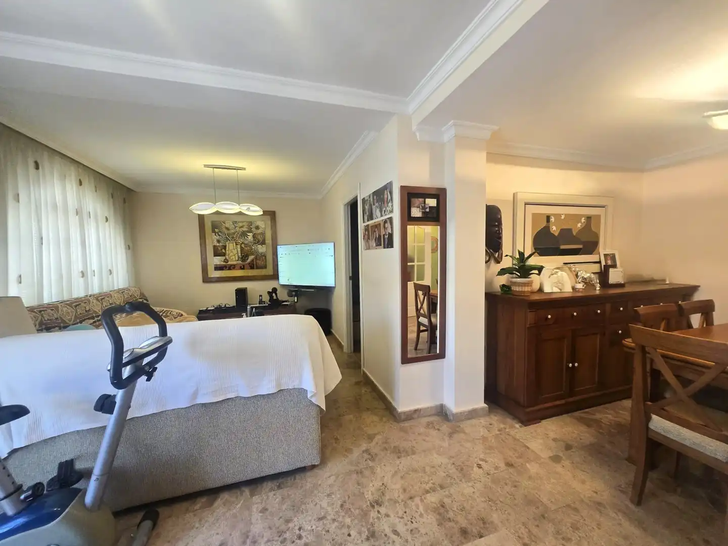 Bedroom of Flat for sale in Rincón de la Victoria  with Air Conditioner, Terrace and Storage room