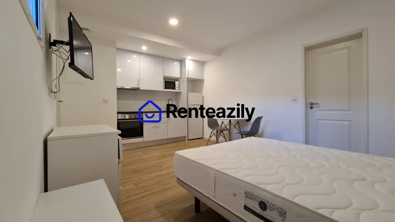 Habitación de Estudio de alquiler en Madrid con Aire acondicionado, Amueblado y Se aceptan mascotas