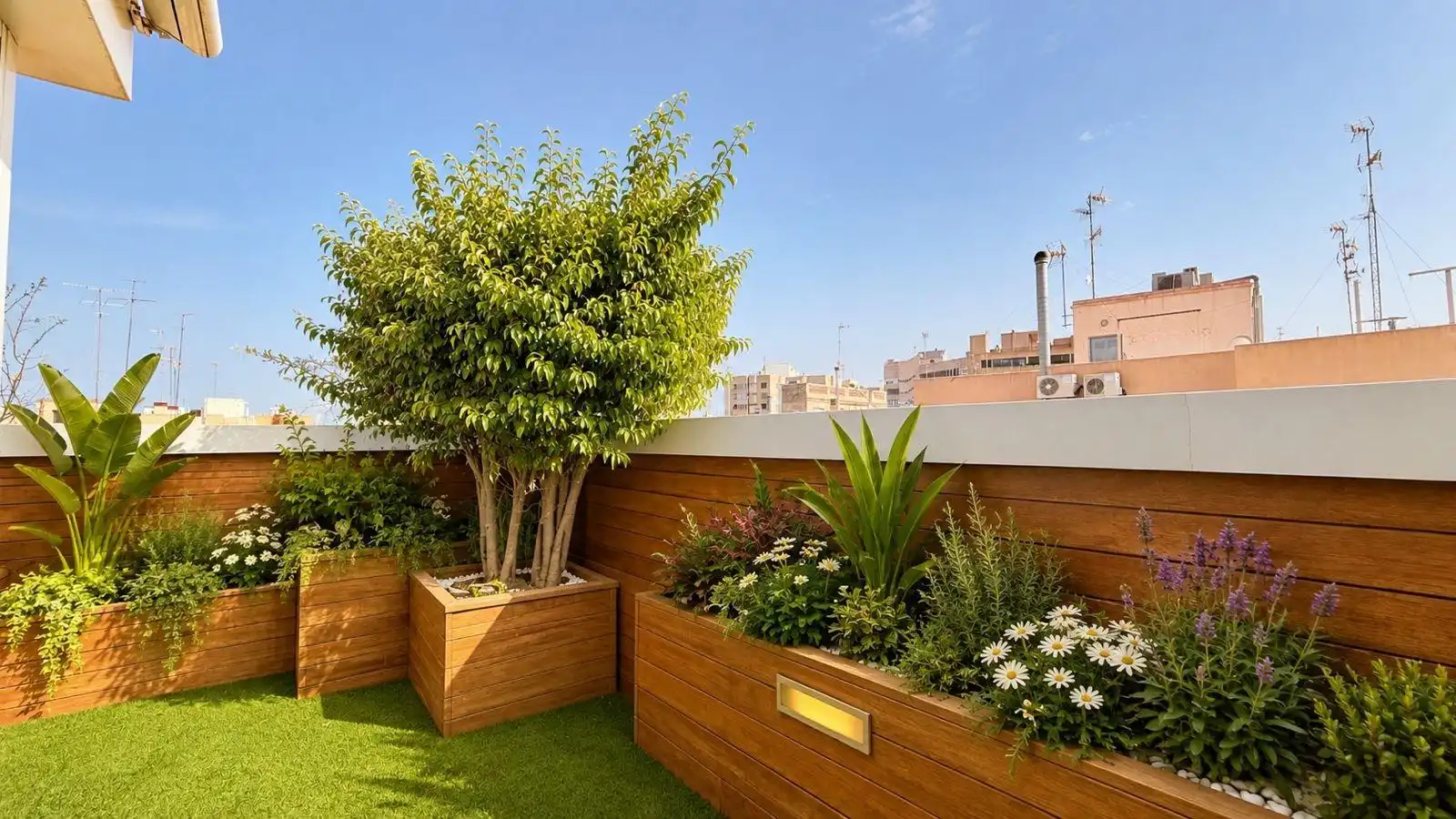 Terrace of Attic for rent in Elche / Elx  with Air Conditioner, Heating and Terrace