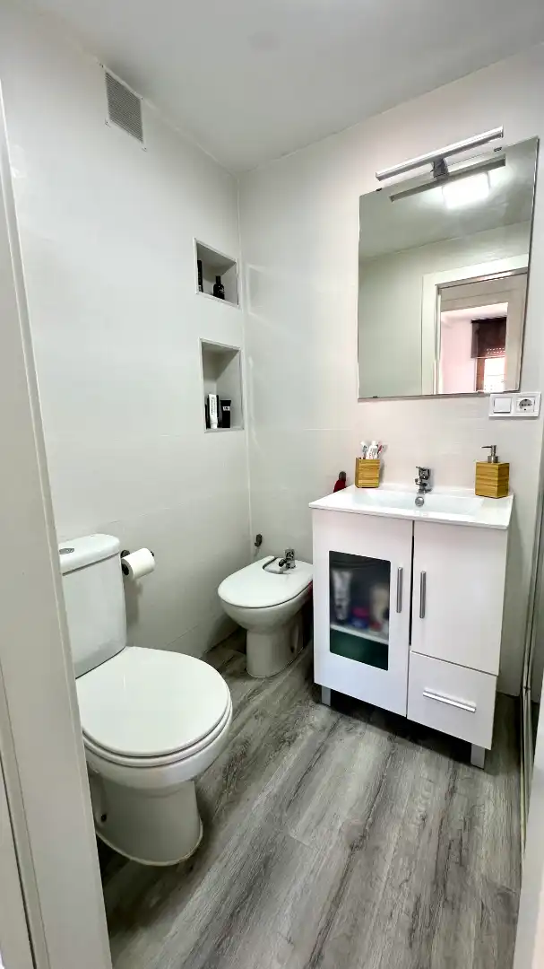 Bathroom of Attic for sale in Badalona  with Air Conditioner, Heating and Parquet flooring