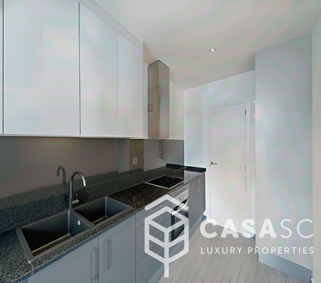 Kitchen of Flat for sale in Sant Cugat del Vallès  with Heating, Parquet flooring and Balcony