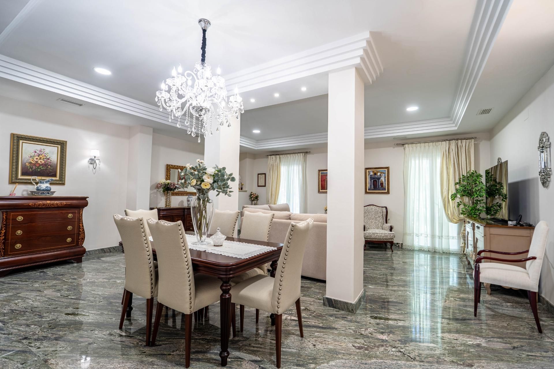 Menjador de Àtic en venda en  Sevilla Capital amb Aire condicionat, Terrassa i Traster