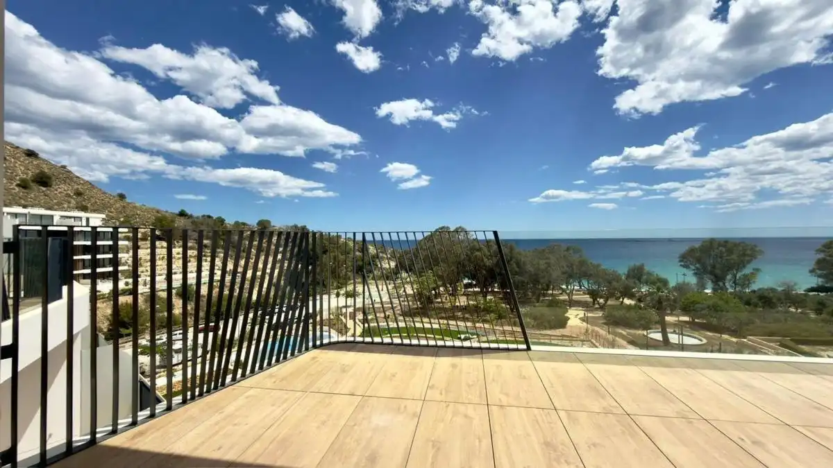 Terrassa de Dúplex en venda en Villajoyosa / La Vila Joiosa amb Aire condicionat i Jardí privat