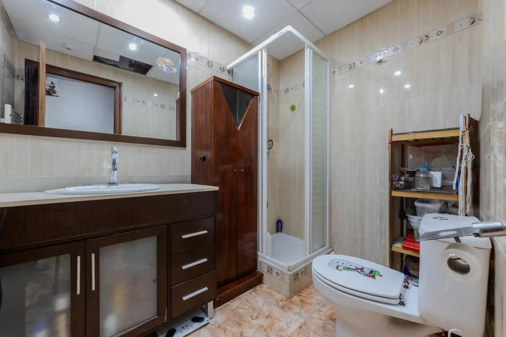 Badezimmer von Wohnung zum Verkauf in Tarragona mit Klimaanlage, Heizung und Abstellraum