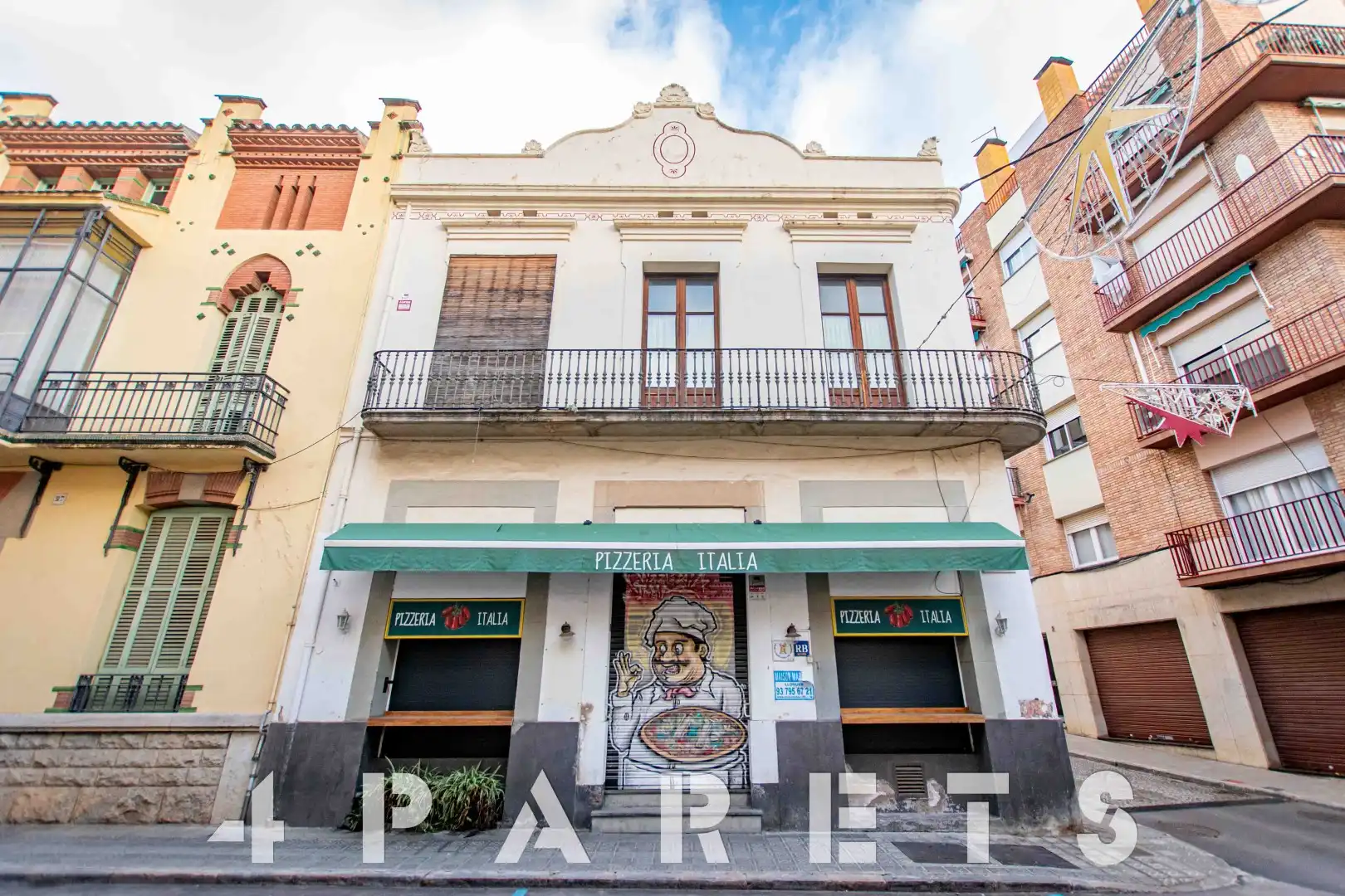 Exterior view of Commercial properties for sale in Canet de Mar  with Air Conditioner