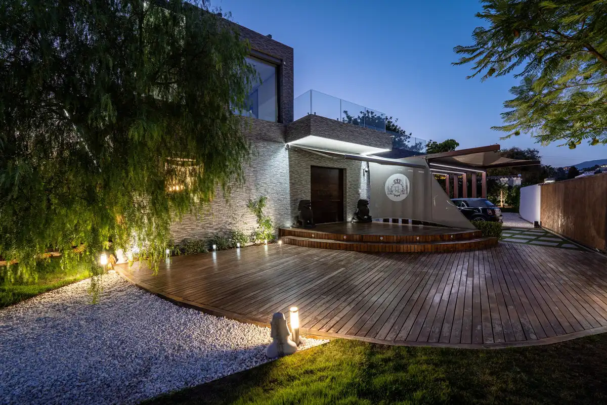 Terrassa de Casa o xalet en venda en Málaga amb Aire condicionat, Terrassa i Piscina