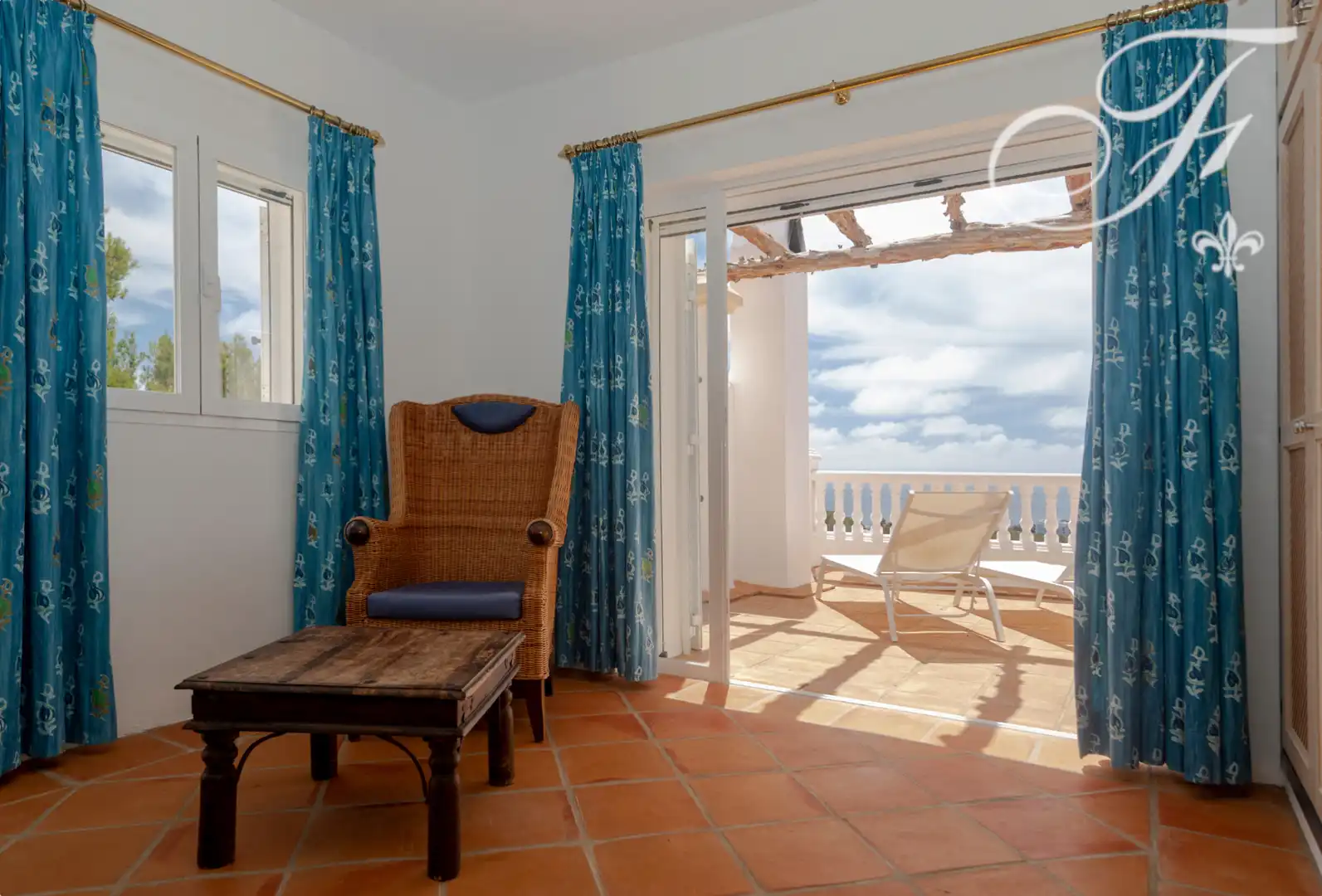 Terraza de Casa adosada en venta en Santa Eulària des Riu con Aire acondicionado, Jardín privado y Terraza