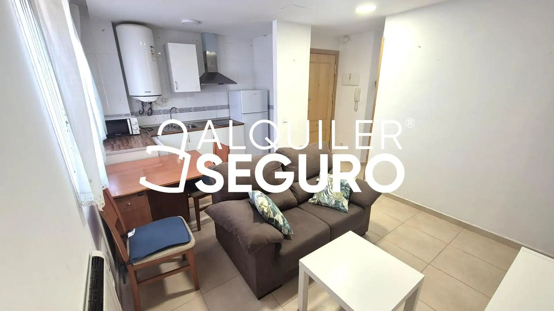 Sala de estar de Piso de alquiler en Madrid con Calefacción y Amueblado