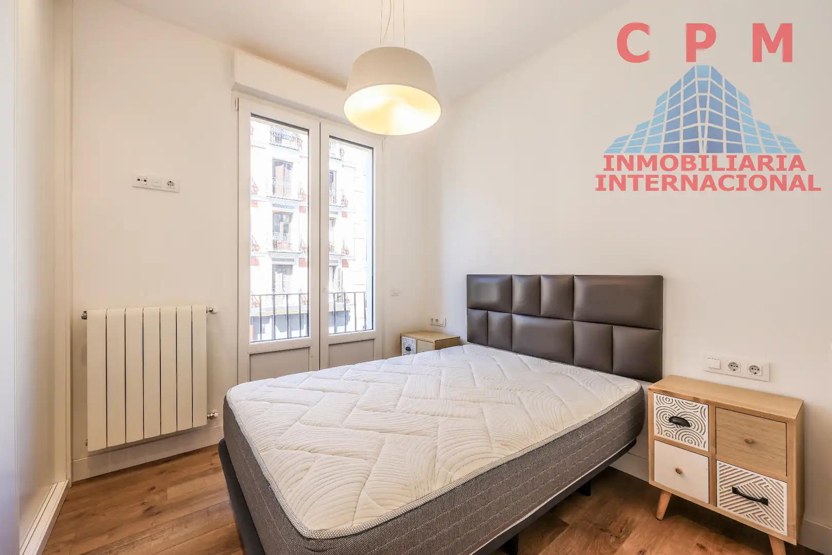Bedroom of Flat for rent in Madrid  with Air Conditioner, Heating and Parquet flooring